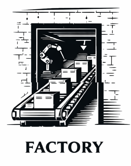 Factory with Conveyor